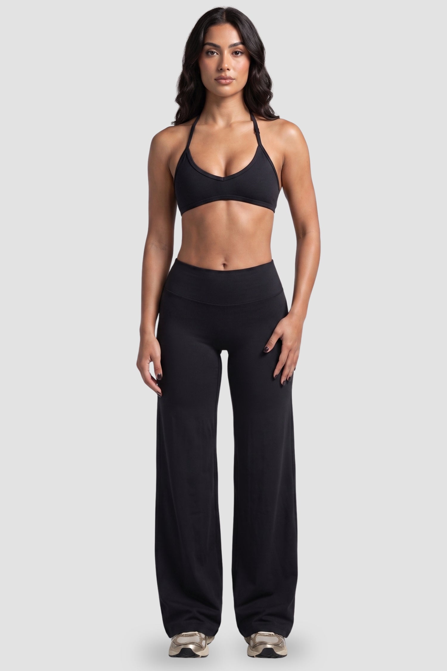 MeriCloud Wide Leg Pant - Black