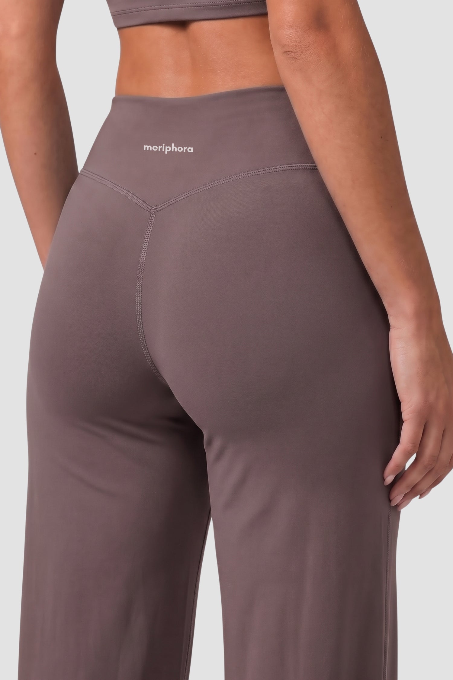 MeriCloud Wide Leg Pant - Taupe Brown 3