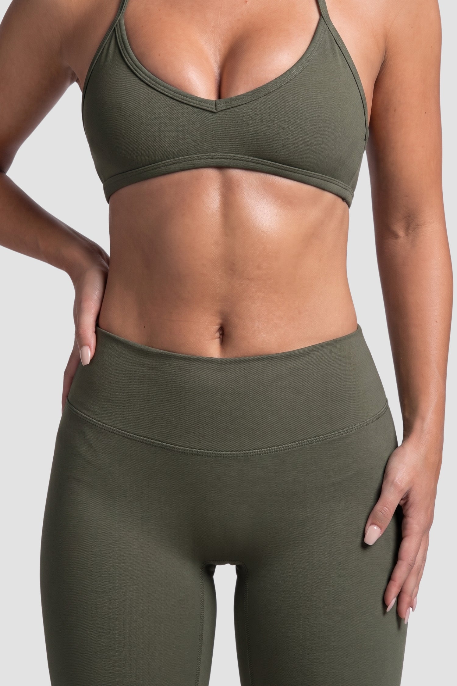 MeriCloud Wide Leg Pant - Olive Green 2
