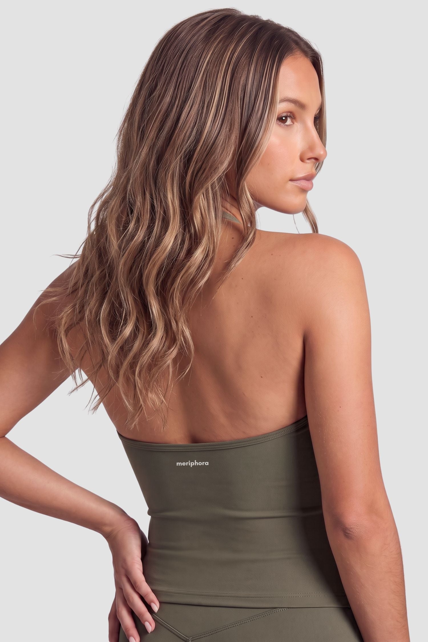 Ultra Soft Tank in Olive Green
