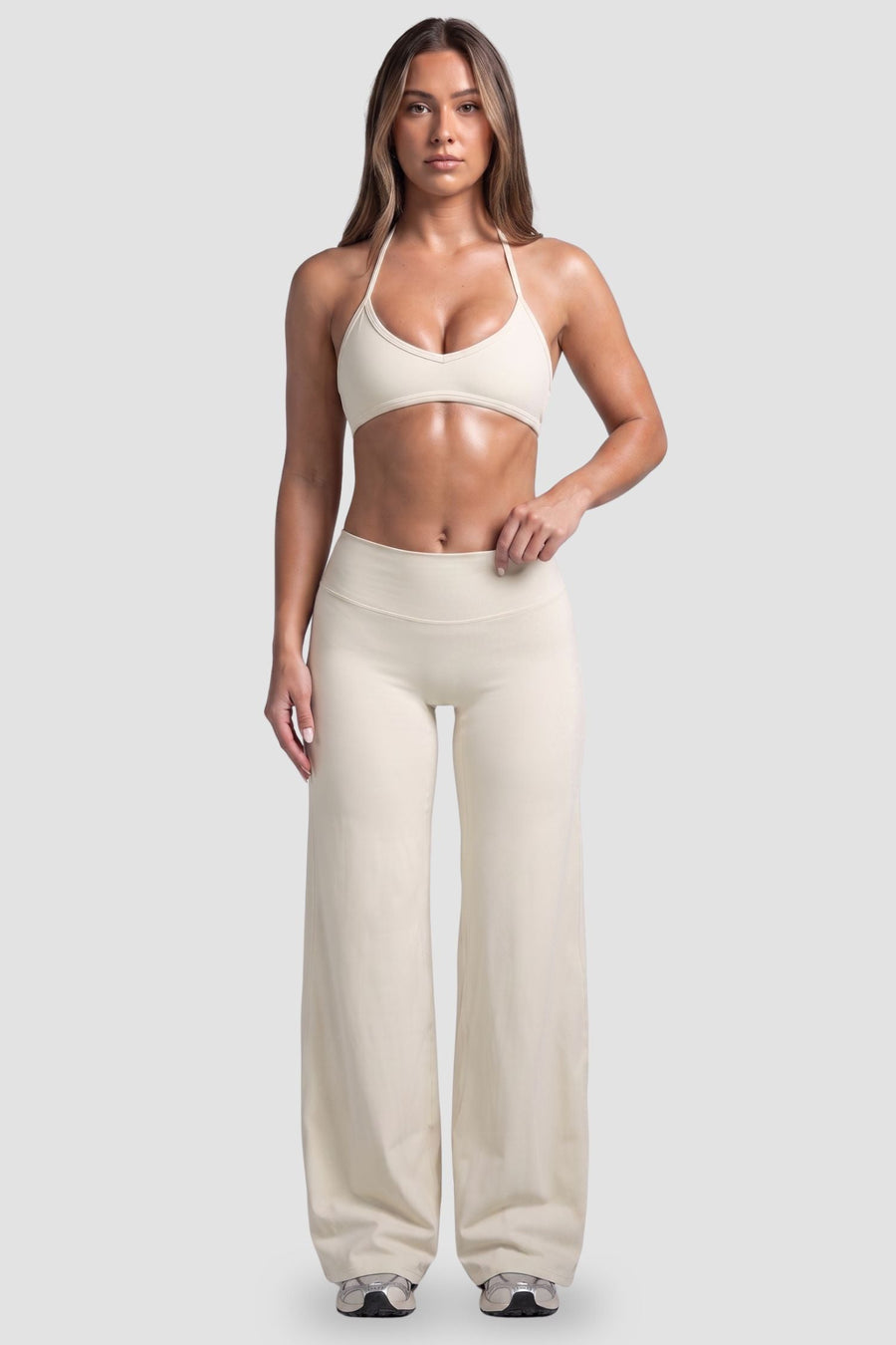 Ultra Soft Wide Leg Pant in White